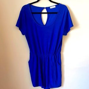 Royal blue romper